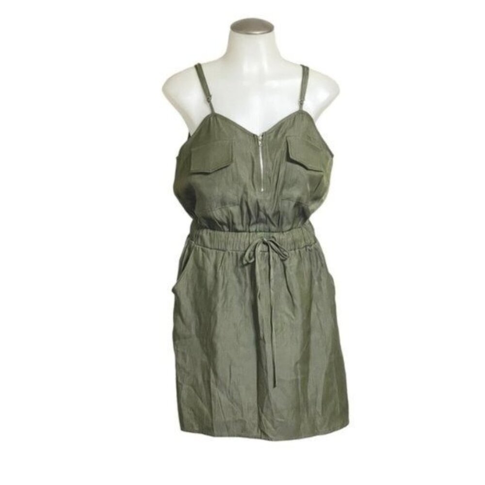 Cozy Co By Cozy Casual.Women Pocket Green Color Dress‎ Size S